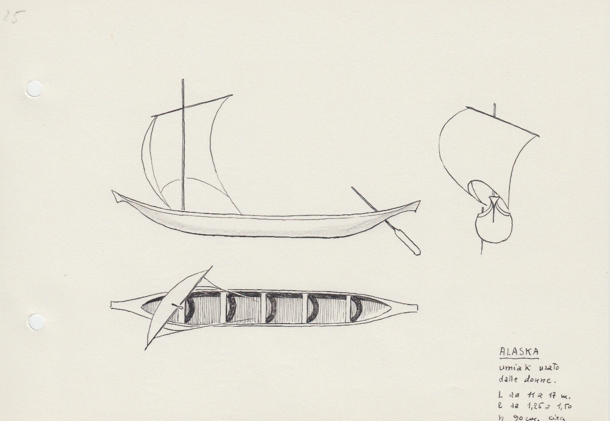 156 Alaska - umiak usato dalle donne